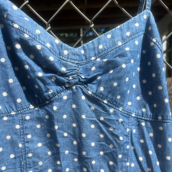Aeropostale Denim Polka Dot Dress - Picture 5 of 5